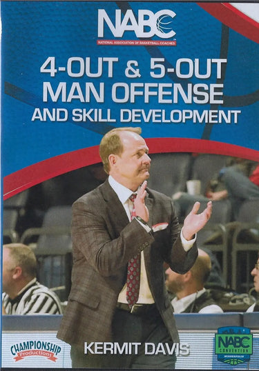 4 Out & 5 Out Man Offense & Skill Development by Kermit Davis Instructional Basketball Coaching Video